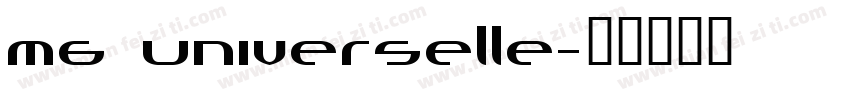 M6 Universelle字体转换